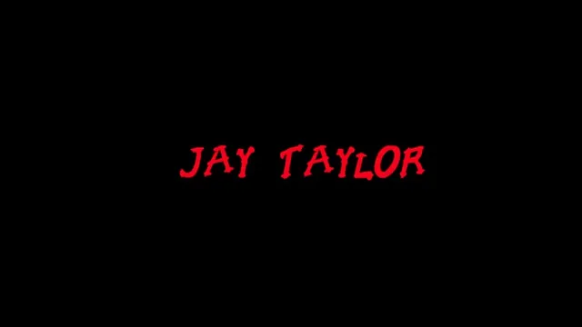 Jay Taylor blows and jacks glory hole cock