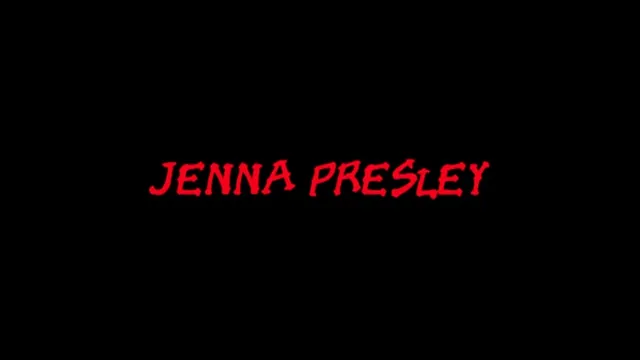 Jenna Presley sucks big cock through glory hole
