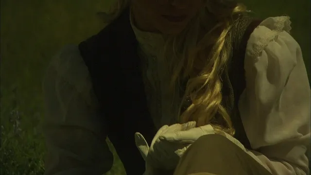 Brooke ballentyne fucks a hired ranch hand by the fireside outdoors