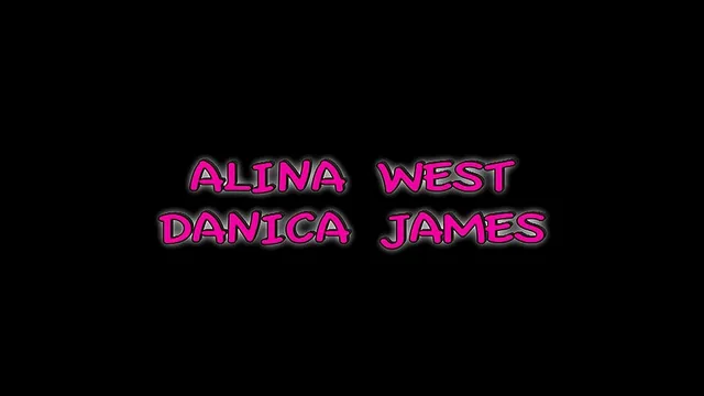 Alina West scissors danica james in lesbian 69