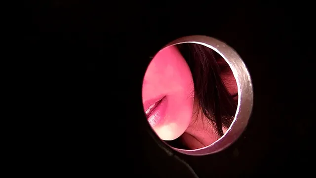Kimber Kay devours Chris Strokes massive cock gloryhole