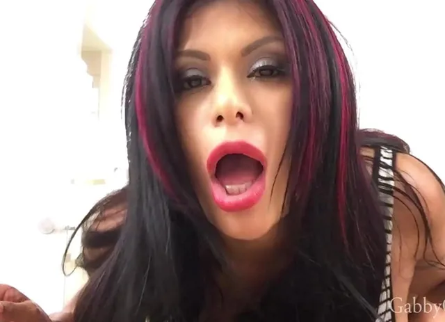 Latina Meximilf Gabby Quinteros Teases With Her Huge Boobs!