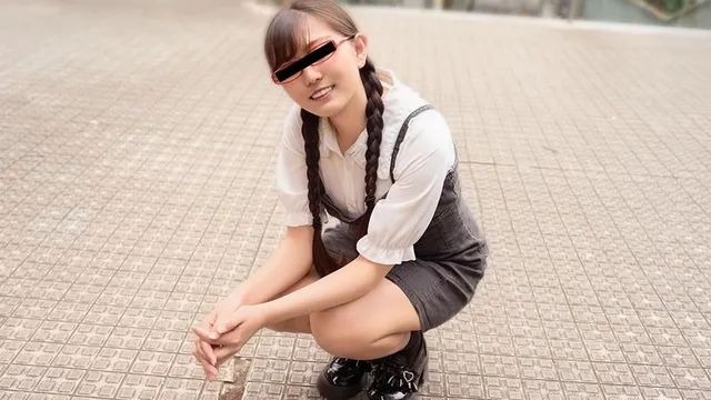 A Girl With Red Glasses Who Is Also Interested In Developing Her Buttocks