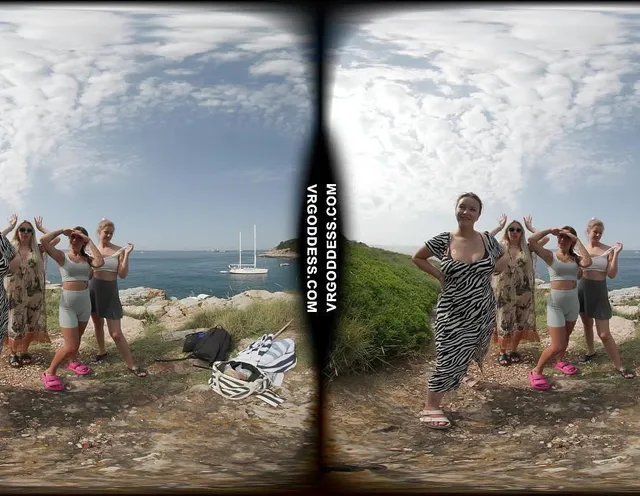 Nude Hiking On A Uninhabited Island In Italy On Vacation With Vanessa Rosalinda Dora Eyla