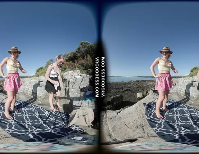 Babyhunters And Luana Nude Beach Vacation In Italy Playing With Bubbles And A Nudist Picnic