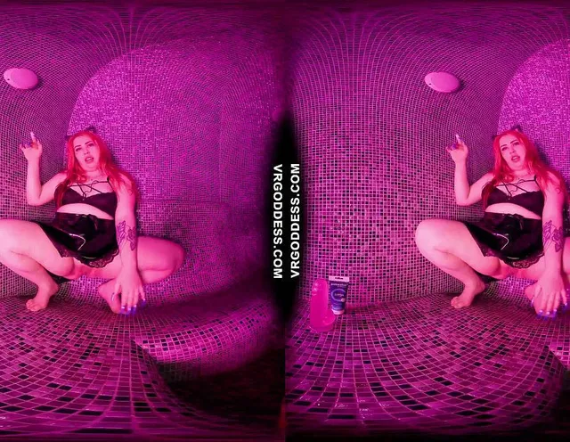 Strawberry Pastel BBW Pawg Model Gets Herself Off With A Huge Pink Dildo In Hot Sauna