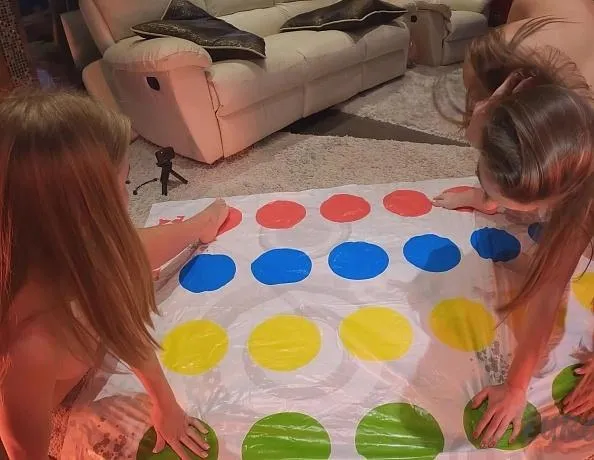 Late At Night Playing Naked Twister With Queen Kristina And Melonie